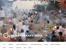 Tablet Screenshot of homatherapyindia.com